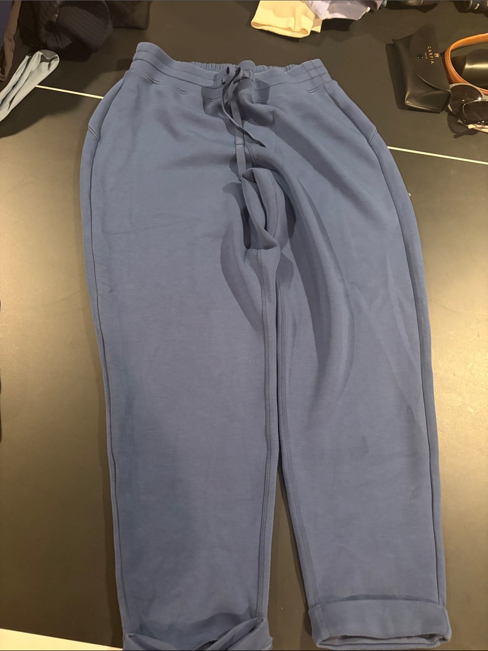 Spanx medium blue joggers